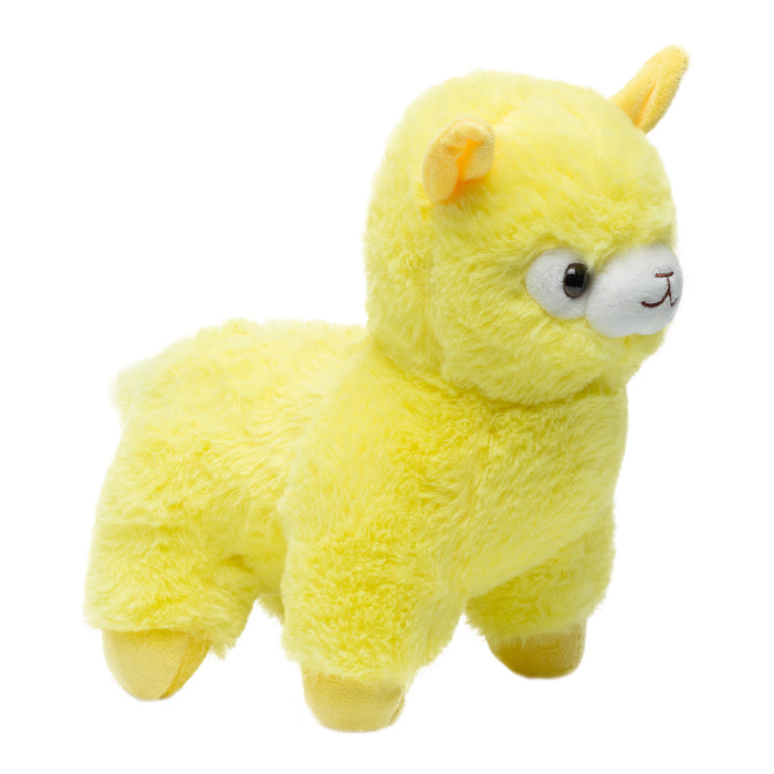 Lama - Knuffel - Alpaca Knuffeldier - Pluche - Geel - 26 cm