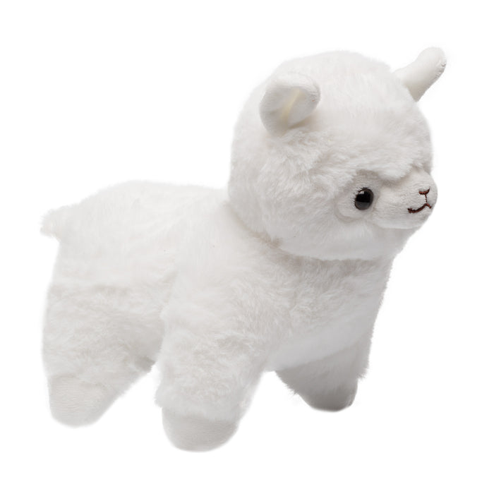 Lama - Knuffel - Alpaca Knuffeldier - Pluche - Wit - 26 cm