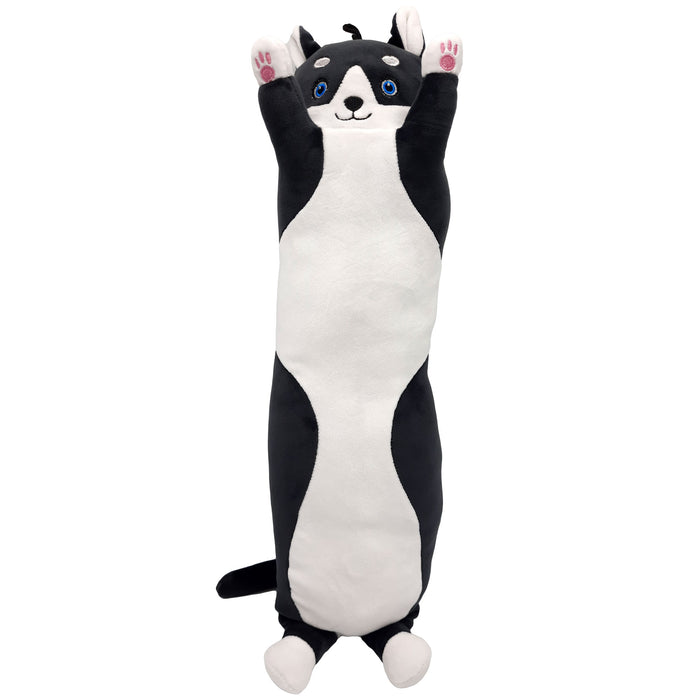 Kawaii Kissen - Kuschelkatze - Kuschelkissen - Kinder & Erwachsene - Plüsch 54 cm (schwarz)