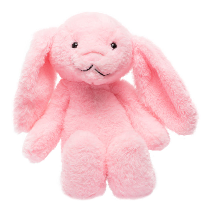 Kaninchen-Kuscheltier - 2iX - Kuschelhase - Plüsch 35 cm (27 cm sitzend) - Rosa