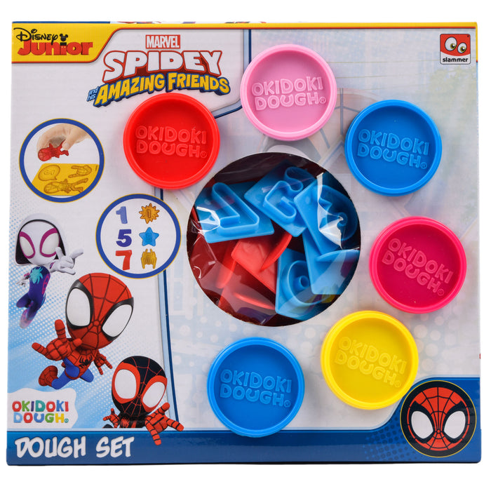 Marvel - Spidey - Okidoki Dough - Cijfers - Klei Set - Speelklei