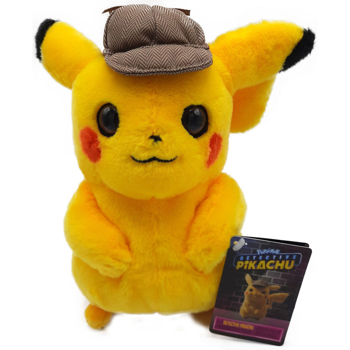 Pokemon - WCT - Pikachu Detective - Pluche Knuffel - 22 cm