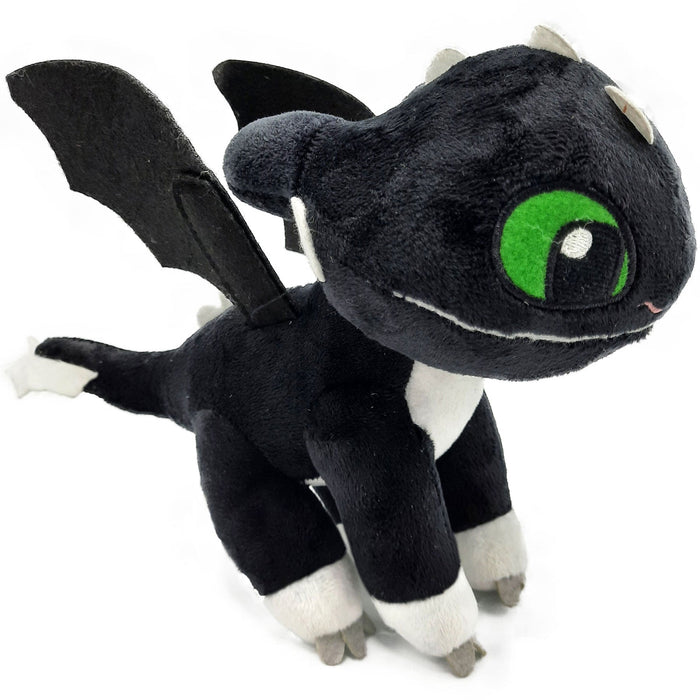 How to train your Dragon / Hoe tem je een Draak - Baby Tandloos / Toothless (Groene Ogen) - Pluche Knuffel - 31 cm