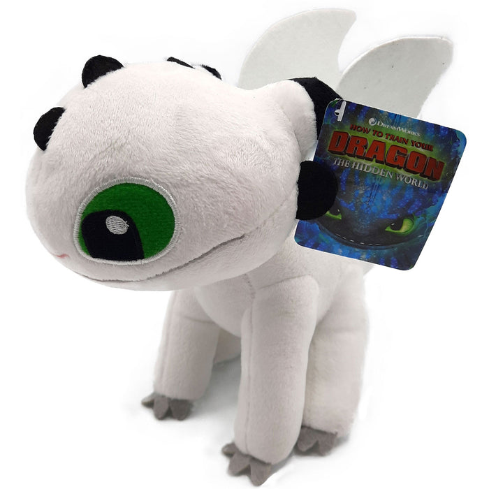 How to train your Dragon / Hoe tem je een Draak - Baby Light Fury / Helleveeg - Pluche Knuffel - 31 cm