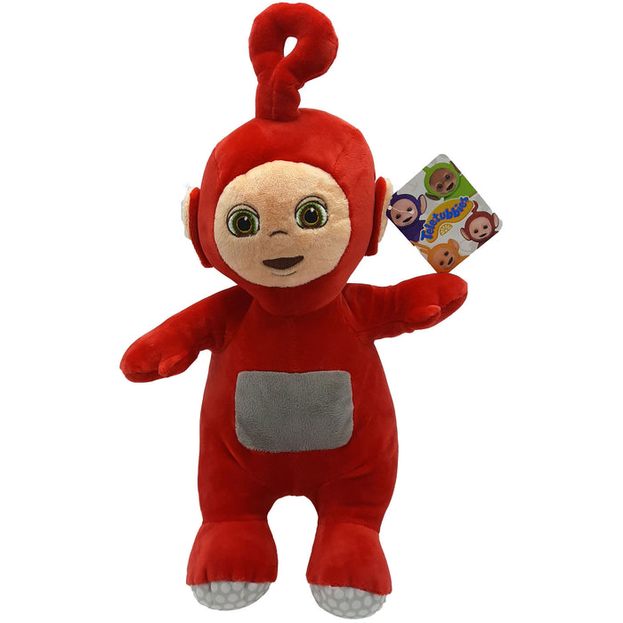 Rode Teletubbie - Pluche Knuffel - Po - 35 cm
