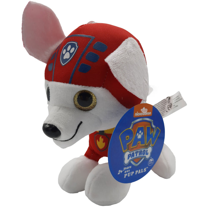 PAW Patrol - Knuffel - Hond - Marshall - Pluche - Glitter Ogen - Nickelodeon - 25 cm