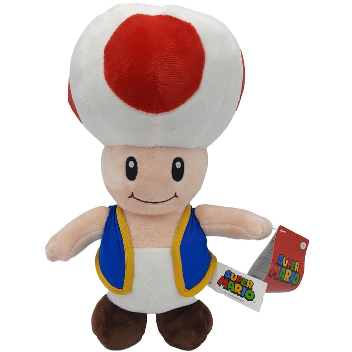 Nintendo - Super Mario - Knuffel - Toad - Pluche - 26 cm