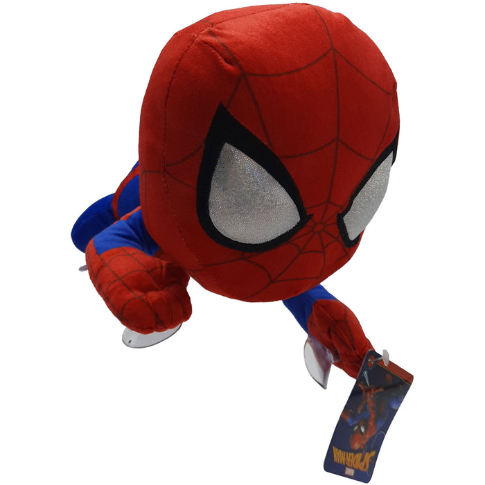 Marvel - Spiderman - Knuffel - Climbing Action + Zuignappen - Spider-Man (31 cm)