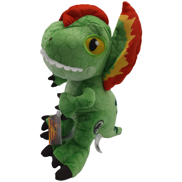 Jurassic World Dominion - Dilophosaurus - Küscheltier - Plüschtier - Dino - Plüsch - 30 cm