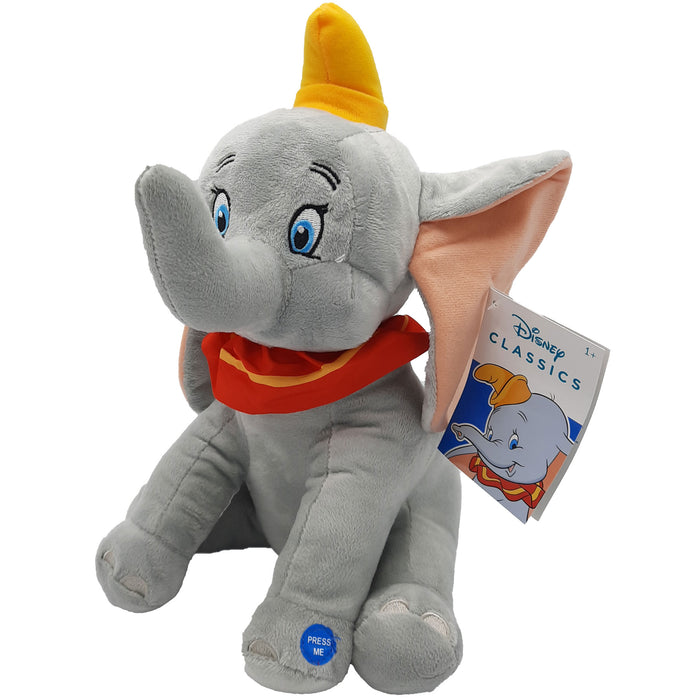 Disney - Dombo (Dumbo) Olifant - Knuffel - Pluche - Met geluid - 30 cm