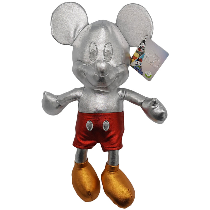 Disney - Mickey Mouse - Plüsch - 100 Jahre - Platinum Silver Mix - Plüsch - 40 cm