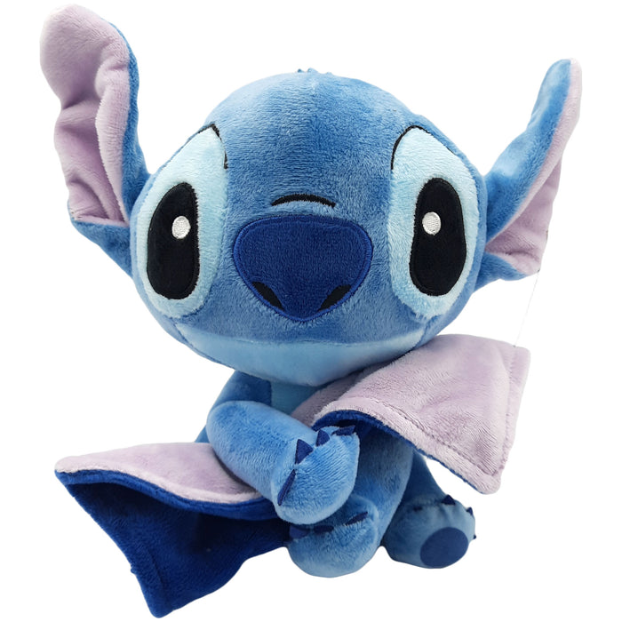 Lilo & Stitch - Stitch - Knuffel met Knuffeldoekje - Disney - Pluche - 23 cm