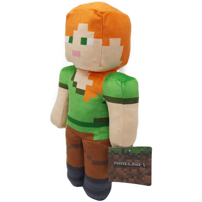 Minecraft - Alex - Knuffel - Pluche - Officiële Licentie - Plushie Speelgoed - 35 cm