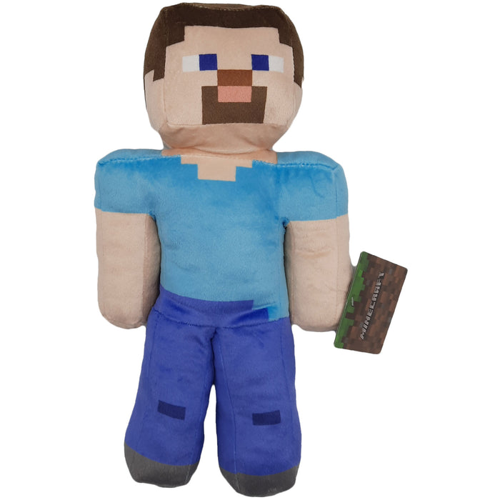 Minecraft - Steve - Knuffel - Pluche - Officiële Licentie - Plushie Speelgoed - 34 cm