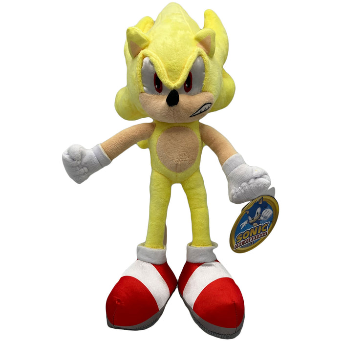 Sonic the Hedgehog 2 - Knuffel - Super Sonic - Pluche - Geel - 37 cm