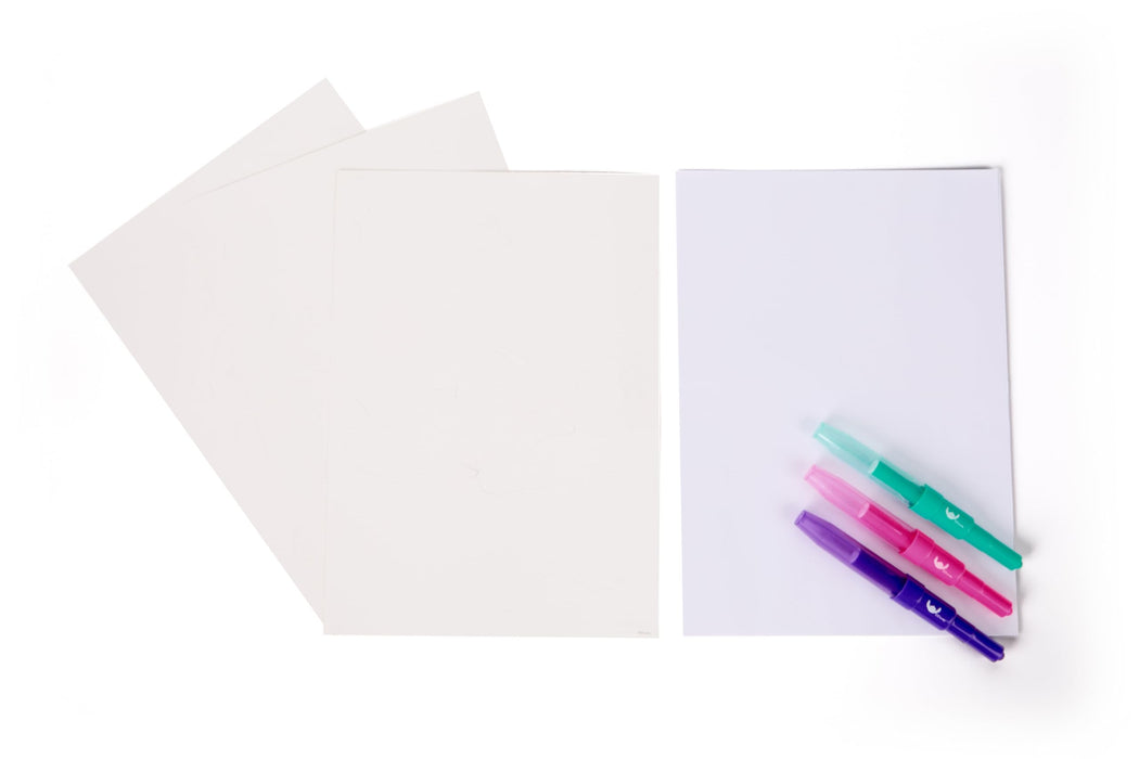 Disney Stitch spray pen set A4 envelop, 3 pennen en 3 sjablonen