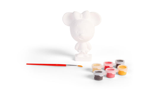 Disney Minnie Mouse schilderset, gipsfiguur met verf en kwast