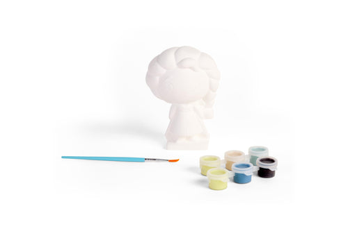 Disney Frozen schilderset, Elsa gipsfiguur met verf en kwast