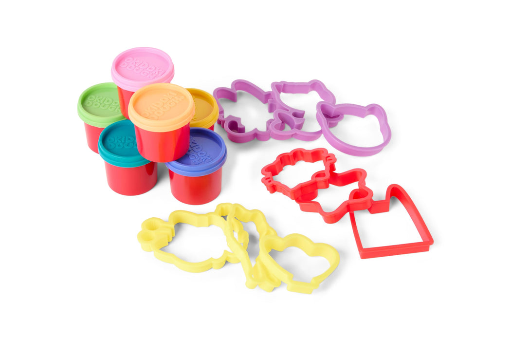 Gabby's Dollhouse kleiset, 6 kleuren klei met 9 vormpjes