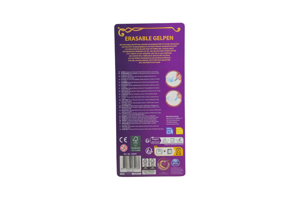 Unicorn Academy gelpennen, set van 3 uitwisbaar
