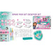 Gabby's Dollhouse spray pen set deluxe, 12 pennen met sjablonen