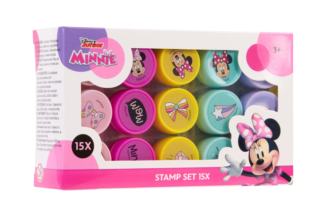 Disney Minnie Mouse stempelset, 15 stempels