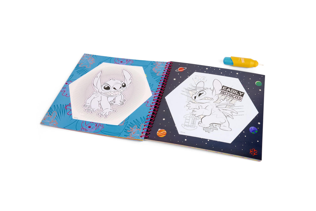 Disney Stitch aquarel kleurboek, 24 kleurplaten