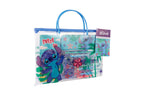 Disney Stitch schrijf- en tekenreisset, met etui, potloden, pennen en stickers