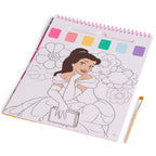 Disney Princess waterverf kleurboek, 24 kleurplaten met penseel