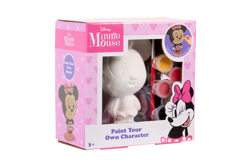 Disney Minnie Mouse schilderset, gipsfiguur met verf en kwast