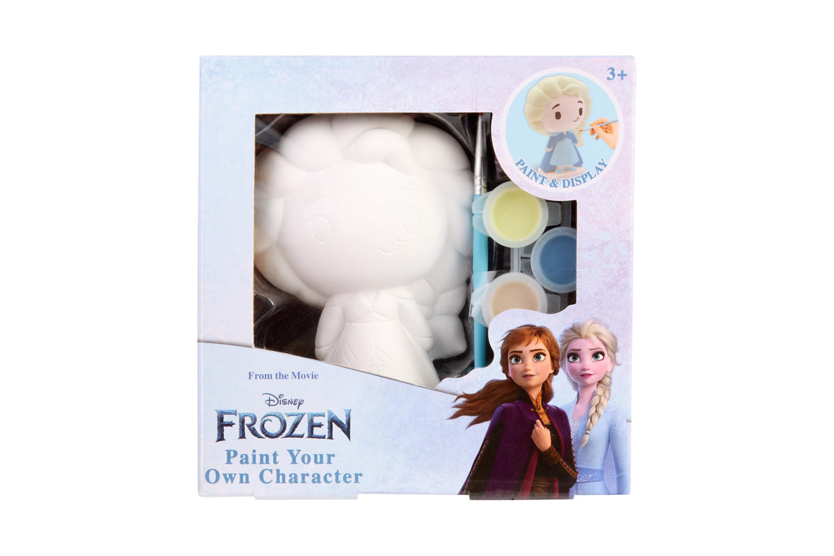 Disney Frozen schilderset, Elsa gipsfiguur met verf en kwast