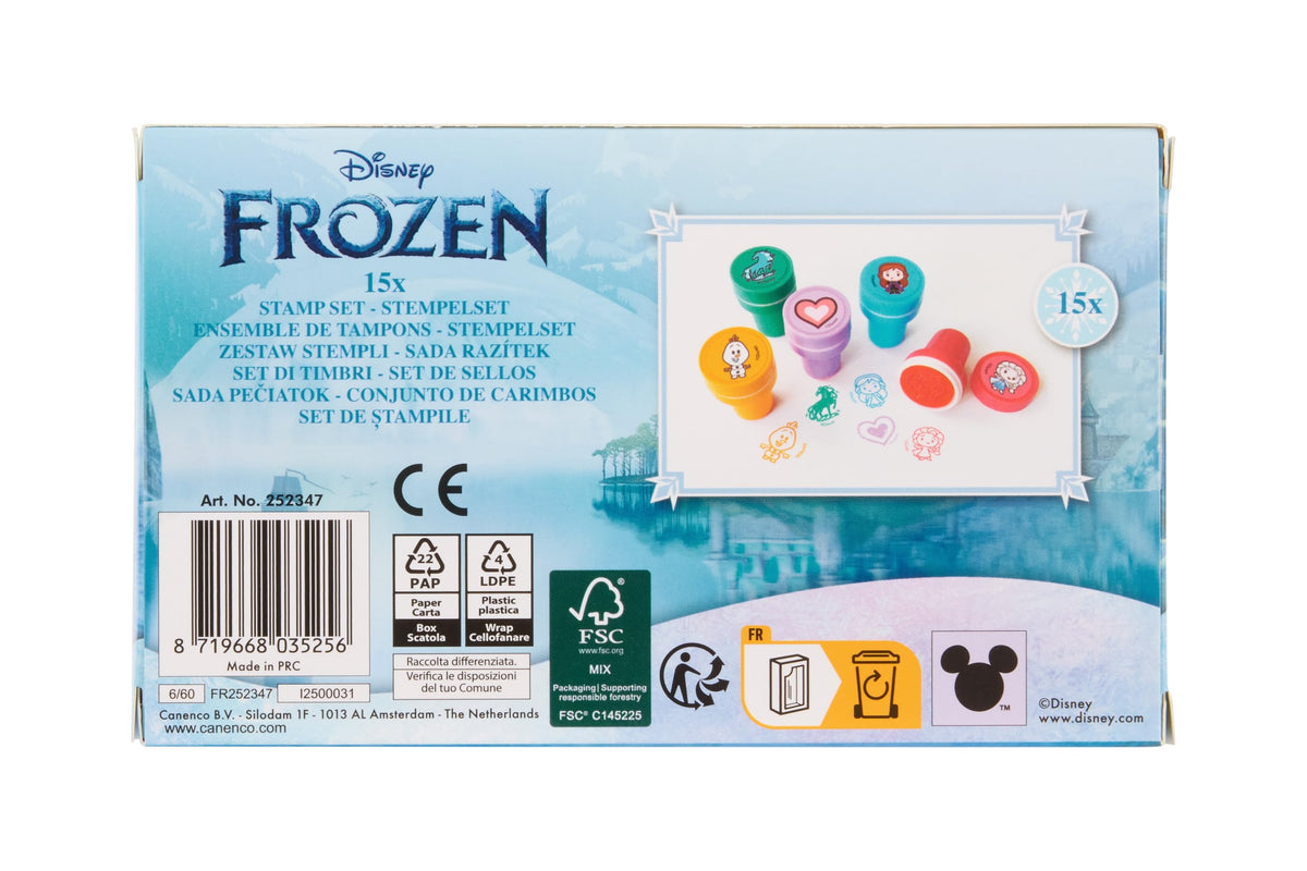 Disney Frozen stempelset, 15 stempels
