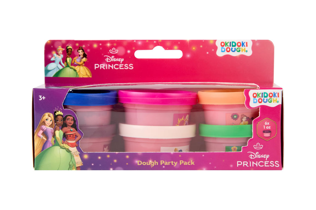 Disney Princess kleiset partypack, 6 kleuren klei