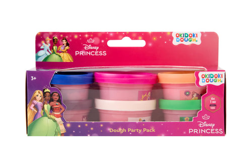 Disney Princess kleiset partypack, 6 kleuren klei