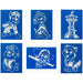 PAW Patrol spray pen set, 7 pennen en 6 sjablonen