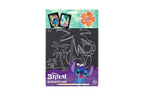 Disney Stitch kraskunst set, 2 posters van 26 x 19,5 cm met kraspen