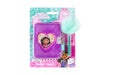 Gabby's Dollhouse pluche dagboek, met slotje en fluffy pen