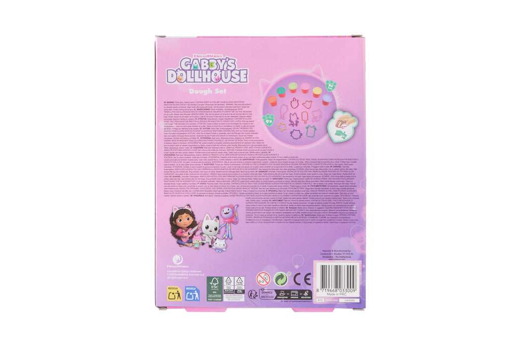 Gabby's Dollhouse kleiset, 6 kleuren klei met 9 vormpjes