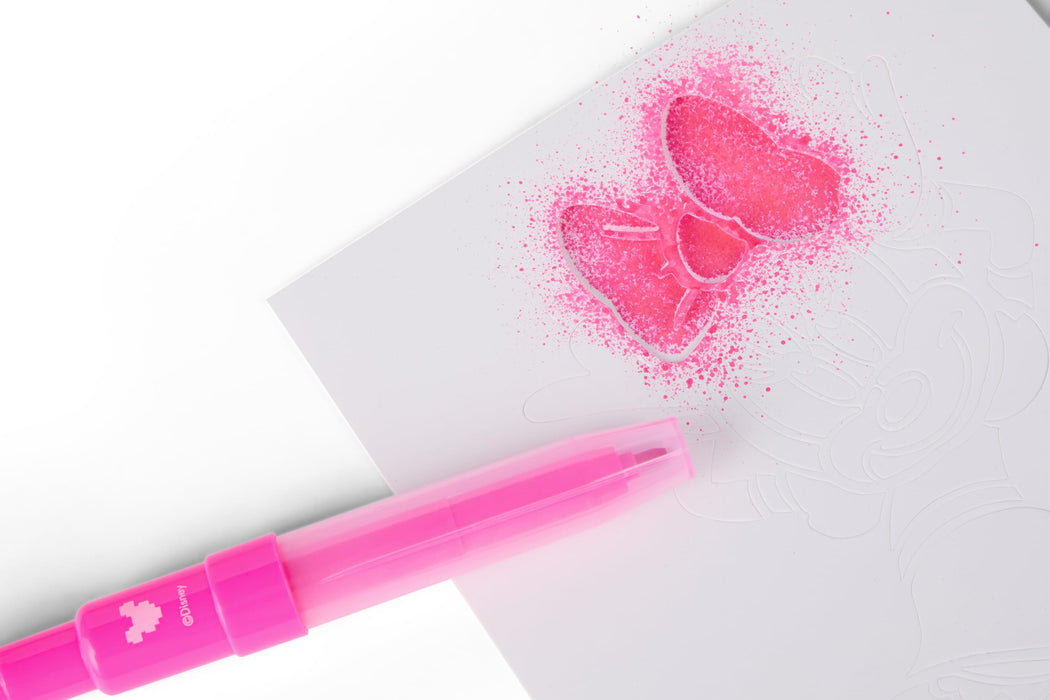Disney Minnie Mouse spray pen set, 7 pennen en 6 sjablonen