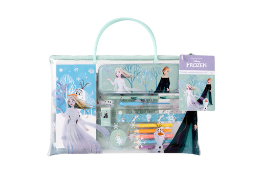 Disney Frozen schrijf- en tekenreisset | Elsa, Anna & Olaf knutsel- en tekenset voor kinderen | Creatief tekenset met pe