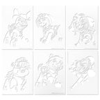 PAW Patrol spray pen set deluxe, 12 pennen en 16 sjablonen