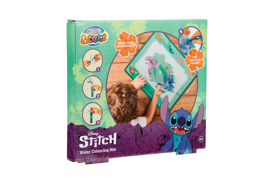 Disney Stitch waterspeelmat, 51 x 41 cm met waterpen