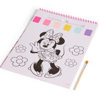 Disney Minnie Mouse waterverf kleurboek, 24 kleurplaten met penseel