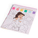 Disney Princess waterverf kleurboek, 24 kleurplaten met penseel