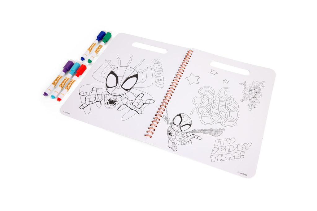Marvel Spidey wipe clean activiteitenboek, 5 uitwisbare stiften