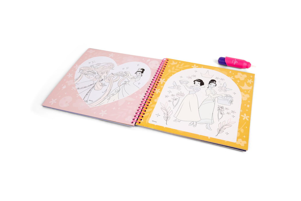 Disney Princess waterkleurboek, 12 herbruikbare kleurplaten