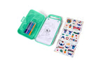 Disney Stitch activity box, 20 sjablonen, 4 viltstiften en 3 stickervellen