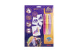 Unicorn Academy spray pen set A4 envelop, 3 pennen en 3 sjablonen