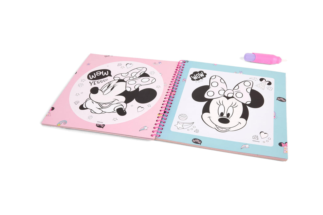 Disney Minnie Mouse waterkleurboek, herbruikbaar met waterstift