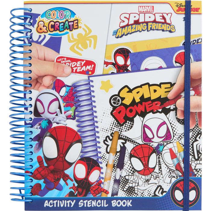 Marvel Spidey activiteiten kleurboek, 16 teken- en kleuractiviteiten